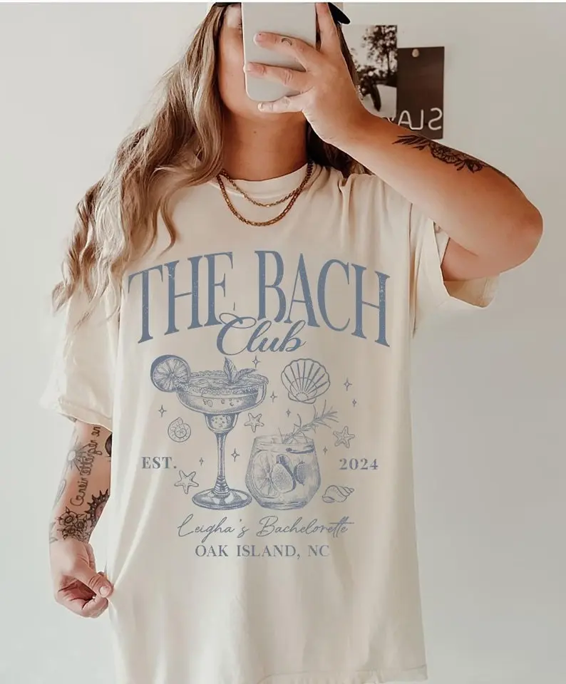 Beach Bachelorette T-Shirts, Bachelorette Party T-Shirts, Last Toast On The Coast, Luxury Bach, Bride Tees, Social Club