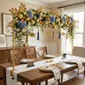 Flexible Size Table Arch 47.24-100"W 29.13-57.87"H, Metal Balloon Arch for Tabletop Event Decor, Perfect for Weddings Showers Celebrations, Durable Easy Install Structure