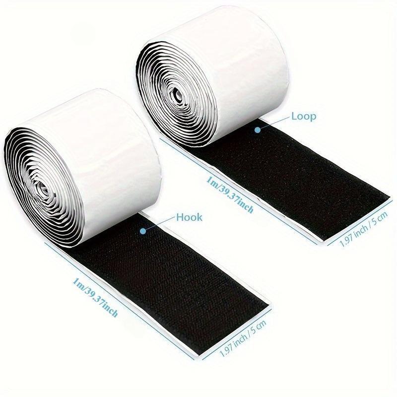 Velcro, hook-and-loop tape - Self-adhesive strips, suitable for installation, handicrafts, etc.