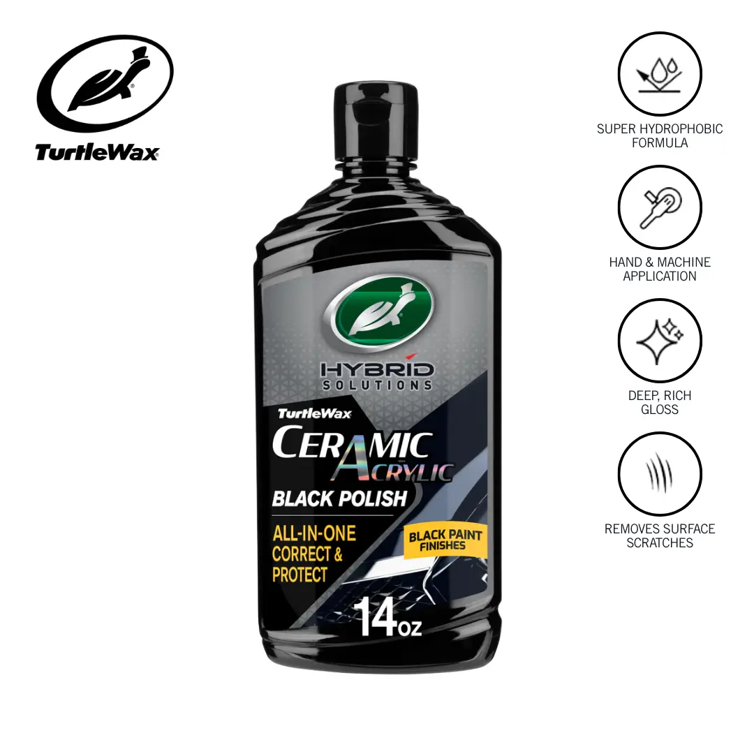 Hybrid Solutions® Ceramic Acrylic Black Polish, 14 fl oz Hybrid Solutions® Ceramic Acrylic Black Polish, 14 fl oz