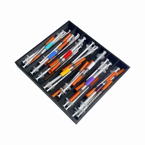 Pepper PreppersTM Fridge Stack System | 7 Day Fridge Organizer | Stack Tray | Holds Up To 35 Prefilled Pins Per Tray