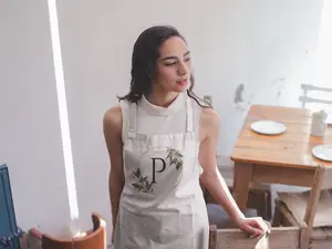 Personalized Initial Apron, Baking Gift, Initial Gift for Her, Custom Made, Kitchen Gifts for Her, Hostess Gift Ideas, Personalized Apron