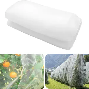 Garden Barrier Net, Ultra Fine Mesh Protection, Plant Cover Greenhouse Roof Screen, Insect Bird Prevention, Suitable for Vegetables Fruits Flowers Trees Crops
