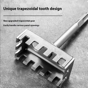 Wall Hole Saw — Square Wall Drilling Tool for Electric Drills, Square-Handle Slotting/Cutting Tool, Wall Square Box Hole Cutter