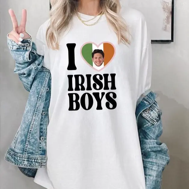 2024 Music Concert Tour T-Shirt with Niall Horan and Irish Boys Design for Men - Menswear, Top