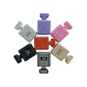 DIY bead Metal Perfume Bottles - hand made DIY Beaded Design for Pen Jewelry Keychain Accessory with Unique Patterns