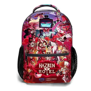 Helluva-BossBackpacks for Girls, Cute School Backpack for Girls Boys, Aesthetic Bookbag for Teens, Lightweight Classic Backpack for Travel, Work, Picnic A-45