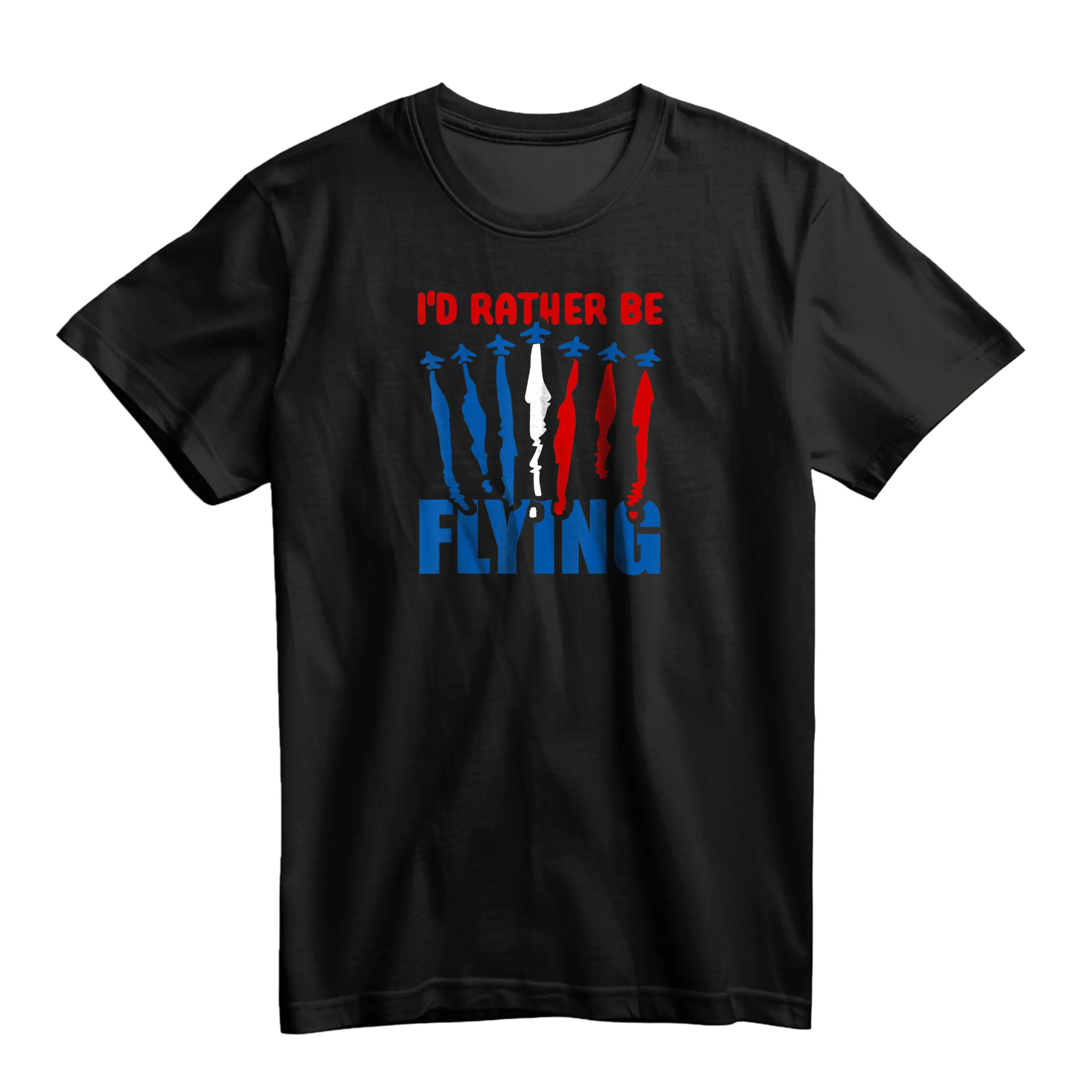 I'd Rather Be Flying Airplane Aviation Pilot Fly T-Shirt