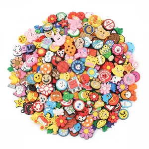 Ivasky 45PCS Random Shoe Charms for Clogs – Cute Shoe Decorations Bulk Set for Kids & Adults Cartoon Character Kit Footwear Patriotic USA Shoe Decorations Stickers Crocodile  for Shoes unique  fashion gift