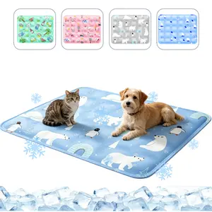 Dog Cooling Mat,Universal Pet Cooling Pad, Double-Sided Durable Water-Resistant, Portable and Easy to Clean, Suitable for All Pets, Keep Your Pet Cool Indoors and Outdoors, Summer for Small Medium Large Breeds of Doggy Bed Sofa Floor Car Seat