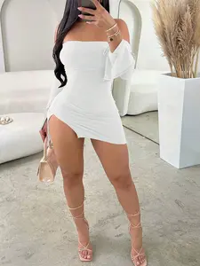 White Mini Dress: Sexy Sleeveless Bodycon for Date Night or Party