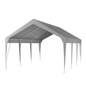【GARVEE】Heavy Duty Carports Available in Multiple Sizes (10'x20', 12'x20', 13'x20') with Waterproof, UV-Protected Canopies, Durable Galvanized Steel Frames, Portable Design, and Various Color Options for Cars, Boats, and Outdoor Storage