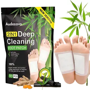 Foot Detox Patches, Natural Ginger Powder,Natural Deep-Cleaning Patches, Relieve Stress,Beneficial To Health And Promote Good Sleep.