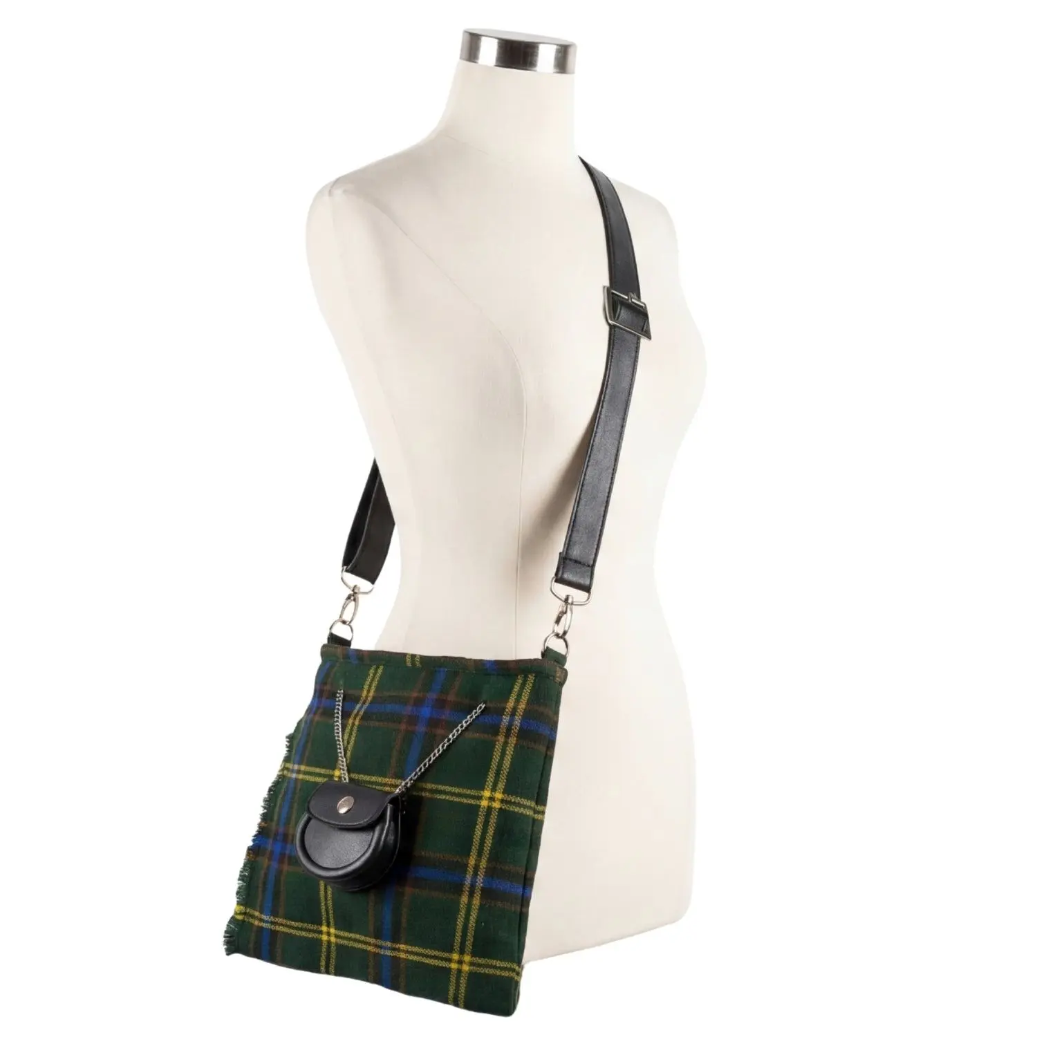 Women's US Army Tartan Pattern Crossbody Purse, Stylish Purses Crossbody Bag for Party Use, Party Style