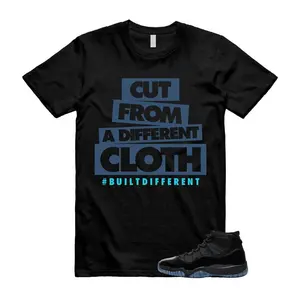 11 Gamma Blue Black T Shirt Match CLOTH