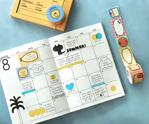 Cute Doodle Sticky Note Roll by ICONIC - Korean Stationery for Planners and Journaling