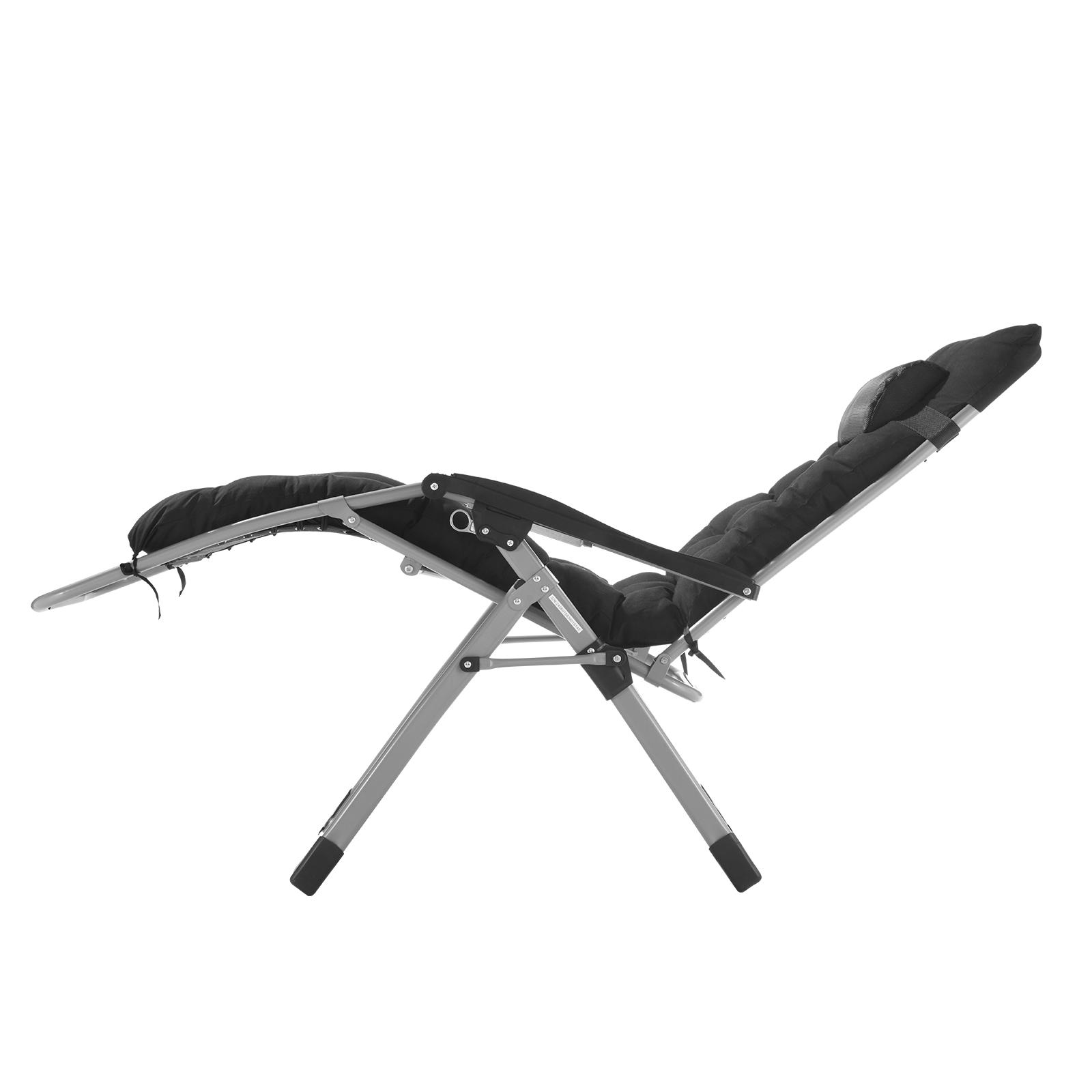 Viral Must-Have 26" Adjustable Zero Gravity Recliner Chair | 90°-170° Folding Padded Lounge Chair with Side Tray(Cup+Phone Holder), 500lbs Capacity for Indoor Outdoor Patio Camping Porch