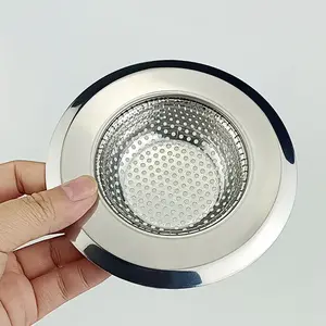 1PC Stainless Steel Sink Filter Mesh Shower Floor Drain Hair Catcher Stopper Food Slag Drainer for Kitchen Bathroom Accessories