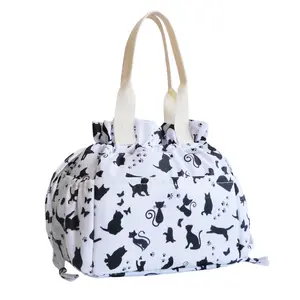 Lunch Bag for Everyday-Cute Cats Purrfect Everyday Lunch Bag for Cat Lovers!