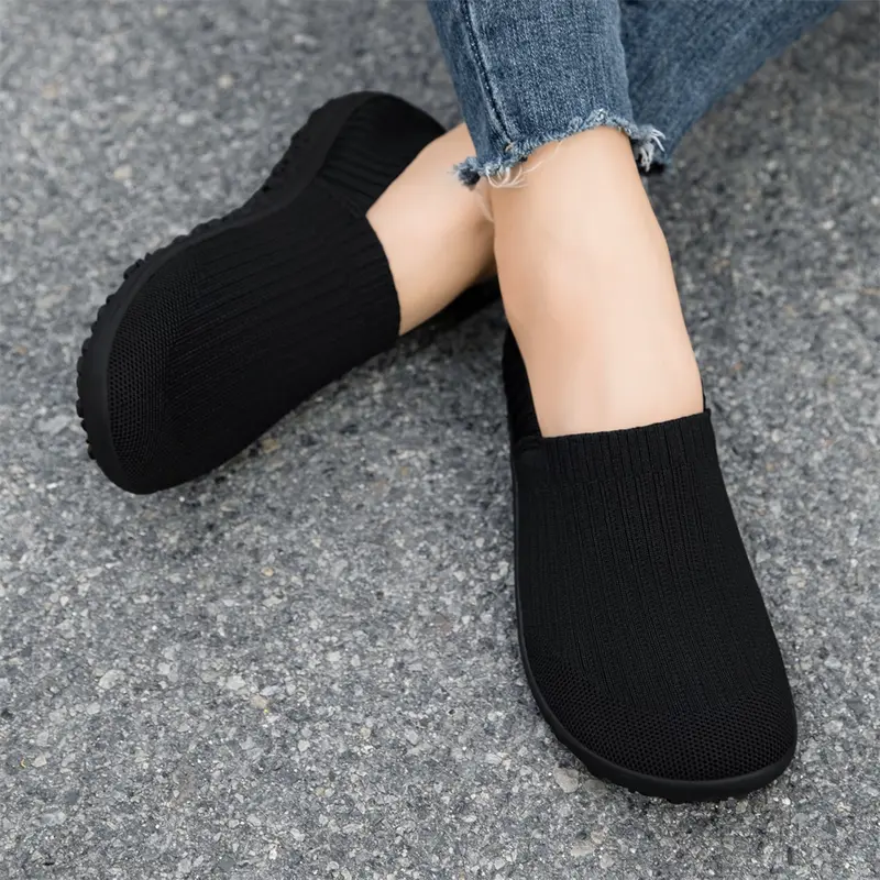 Women's Low-Top Barefoot Slip-On Water Sneakers - Non-Slip, 0-Drop, Lightweight, Breathable Shoes Made for Beach Outings, Outdoor Running