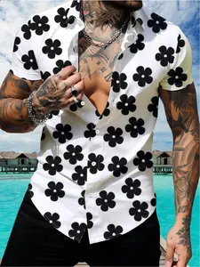 Men'S Short-Sleeve Shirt, Regular Fit, with a Collar, Suitable for Work Commutes And Casual Everyday Wear, Ideal for Fishing Outfits