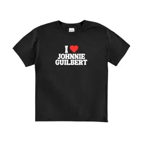I Love Johnnie Guilbert Graphic Tee - Trendy Unisex Shirt For Fans Of Alternative Fashion