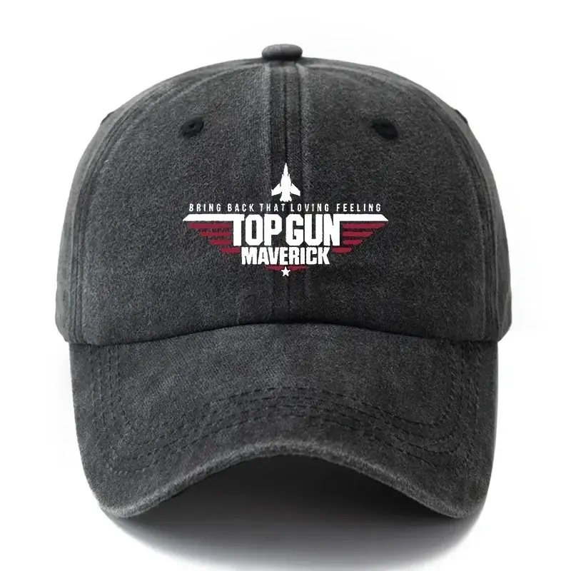 "TOP GUN MAVERICK" Men'S Classic Vintage Baseball Cap, Adjustable  Hat with Curved Brim, Casual Outdoor Sports