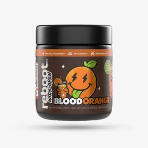 Reboot Wide Open Blood Orange Energy Drink Powder Mix | Brain & Body Support | 42 Servings
