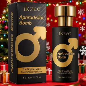 Ikzee Feromon Men's Perfume 50ML Bottle, Original Scented Cologne, Fragrance Perfume Scent, Low Concentration, Short Duration 15-20 Minutes, Daily Use