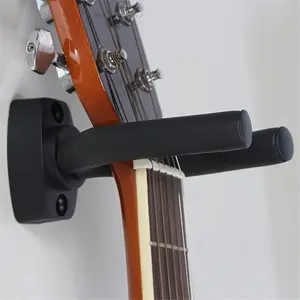 Adjustable Wall-Mounted Guitar Stand, Non-Slip Sponge Holder, Easy Installation, Suitable for Guitar, Ukulele, Violin