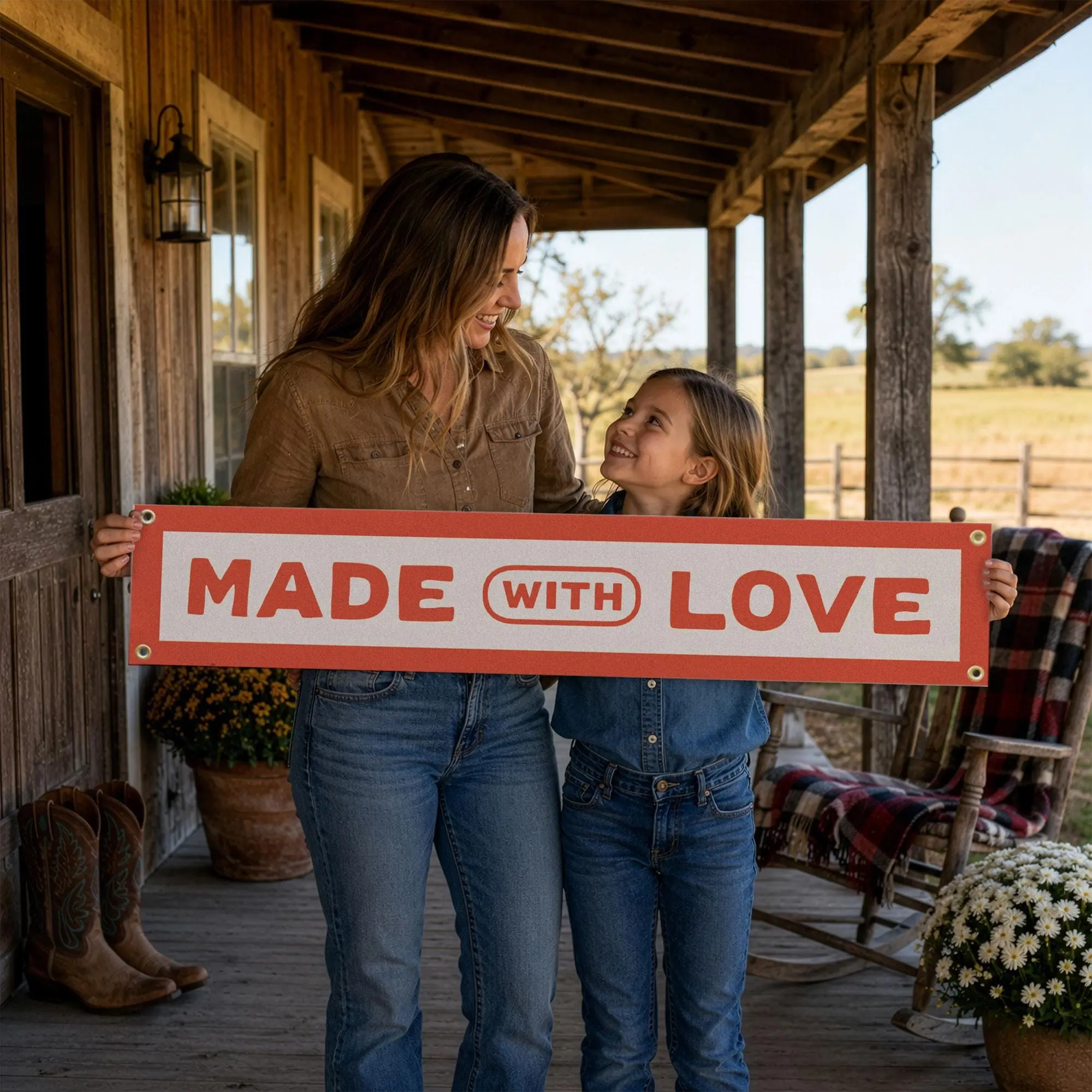 Made With Love Felt Banner