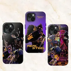 Noisy Boy Tough Phone Case – Real Steel Inspired Design | Bold Metallic Look for Movie Fans | Perfect Gift for Him | Durable Protective Cover for iPhone17 16, 15, 14, 13, 12, 11