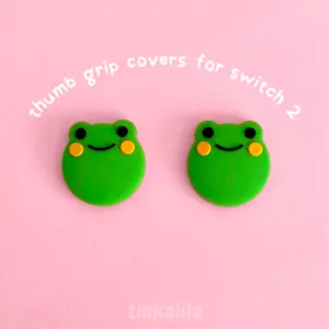 Switch 2 Frog Joy-Con Stick Caps | Woodland Creatures | Set of 2