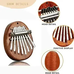 Mini Kalimba for Home and Travel, 8 Key Finger Thumb Pianos, Birthday Gifts for Kids and Adults