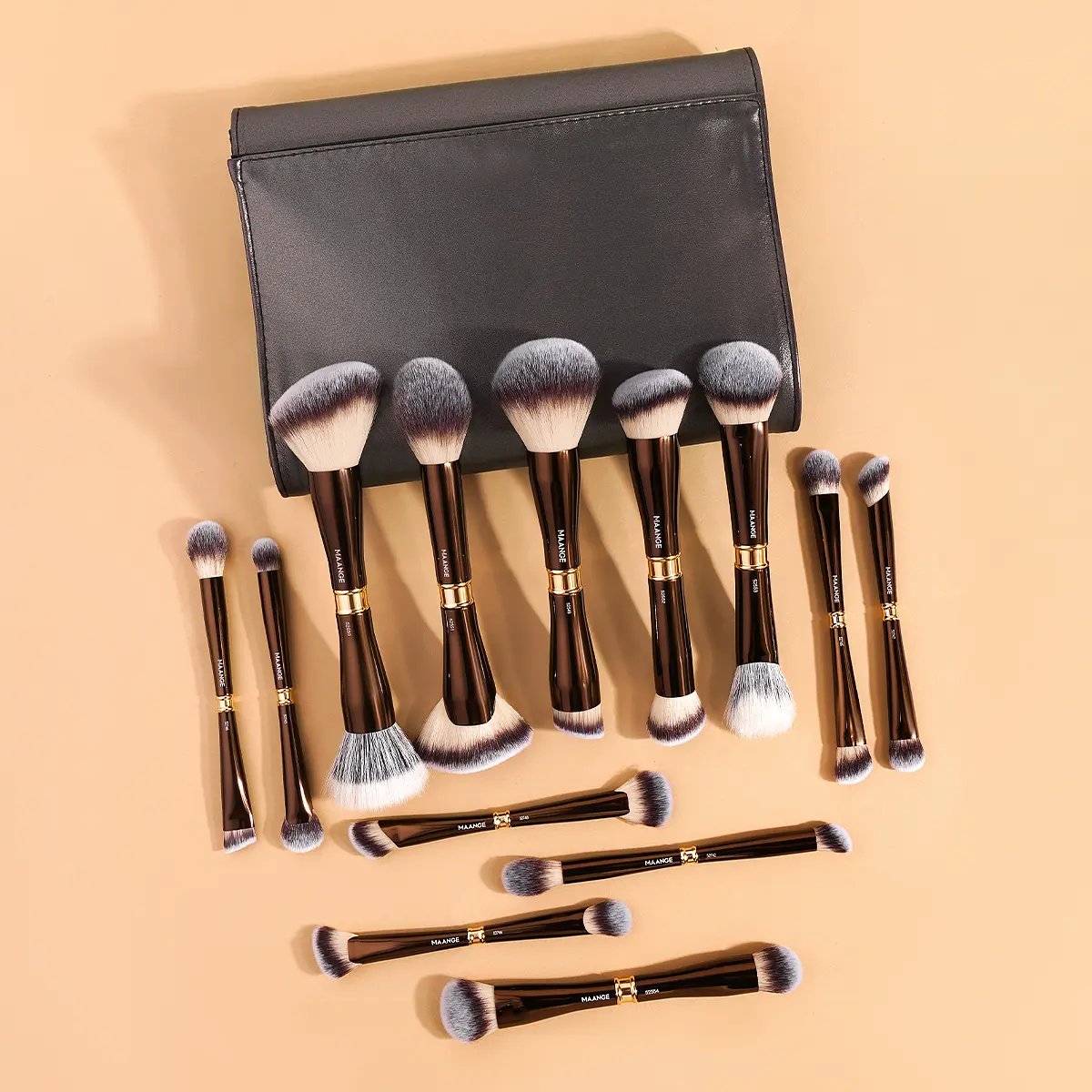 MAANGE Makeup Brush Gift Set with Mirror – 8/5/13 PCS Dual-Ended Brushes for Foundation, Powder, Blush & Concealer, Beginner-Friendly All-in-One Beauty Tools, Perfect for Gifting & Travel MAANGE Makeup Brush Gift Set with Mirror – 8/5/13 PCS Dual-Ended Brushes for Foundation, Powder, Blush & Concealer, Beginner-Friendly All-in-One Beauty Tools, Perfect for Gifting & Travel