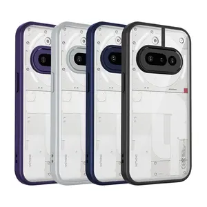 Shockproof Silicone Bumper Case Cover for Nothing Phone 3a 5g, Clear Matte Design, Durable Protection, Perfect Fit for Daily Use