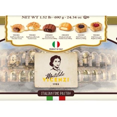 Italian Pastry Cookies, 72 Count