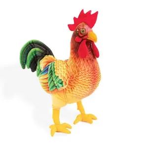 Real Planet™ Brown Rooster Realistic Plush Stuffed Animal