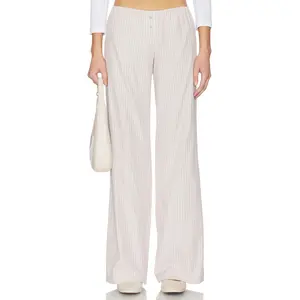 ALL THE WAYS Athena Pant in Beige Stripe