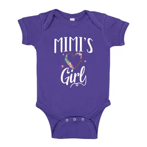 Mimi's Girl Baby Bodysuit One Piece or Toddler T-Shirt Mimi Baby Girl Clothes, Mimi Pregnancy Announcement, Mimi Baby Gender Reveal, Mothers Day Gift for Mimi