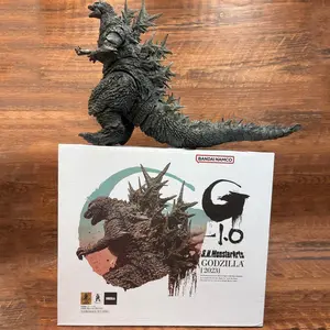 S.H.MonsterArts Godzilla -1.0 2023 Anime Figure Godzilla Action Figure Model Toys Joint Movable Doll Room Ornament Gift For Kids