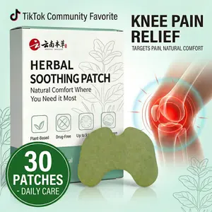 Herbal Knee Patches for Knee Care, 30 Patches per Box for Comfortable Warm Support, Simple Daily Heat Therapy for Busy Lifestyles at Home or On-the-Go, Natural Herbal Relief for Knee and Joint Comfort Gentle Long Lasting bone pain multi-use heat patch