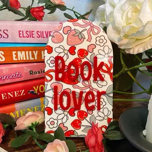 Strawberry Cherry Themed Bookshelf Sign - Customizable