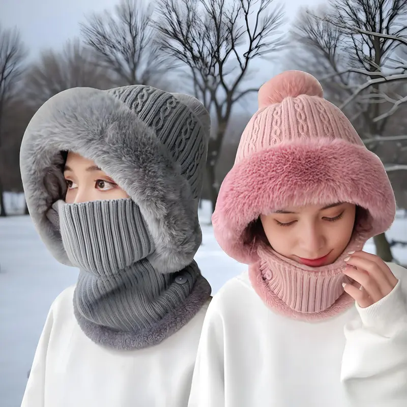Hat Cap Balaclava Face Mask for Men Women Windproof Thermal Ski Mask Cold Weather Gear Winter Face Cover for Snowboarding Skiing Outdoor Activities