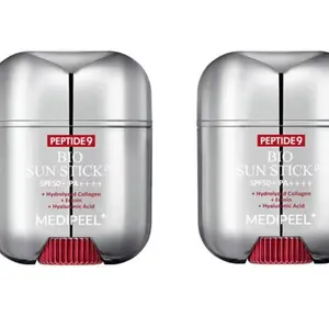 MEDIPEEL Medi Peel Sun Stick Pro SPF 50 Sunscreen Balm with Peptide9 - Hydrating & Brightening Benefits, 50g, Suitable for All Skin Types Facial Skincare