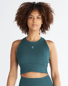 Endura-Train™ Longline Bra - Teal