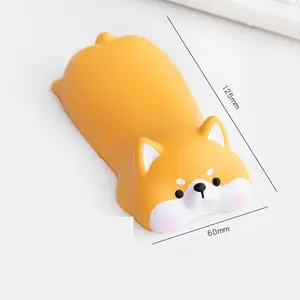 Cute Cartoon Ergonomic Wrist Support Mouse Pad, Slow Rising PU Stress Relief Wrist Rest Hand Pillow, Girls Office Desk Computer Accessories