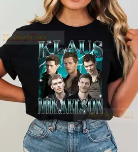 Limited Retro Klaus Mikaelson Tshirt, Klaus Mikaelson Hoodie, Klaus Mikaelson Sweatshirt, Klaus Mikaelson Vintage Shirt