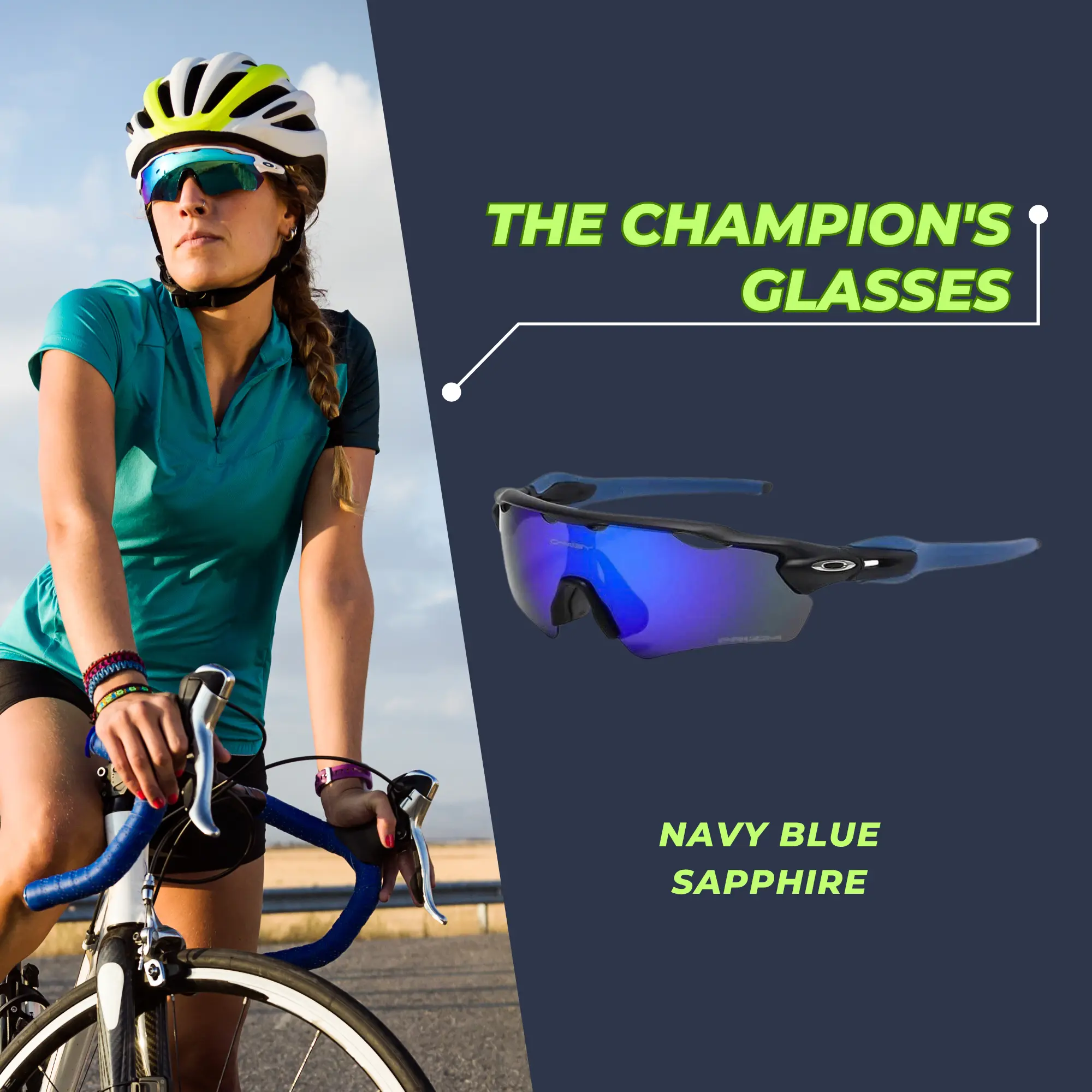 Oakley Performance Cycling Sunglasses – Polarized UV400 Wraparound Eyewear for Men & Women
