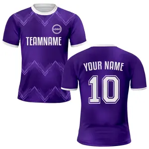 Custom 2025 Purple Soccer Jersey for Men & Women Personalized Team Name Logo Number Soccer Gift